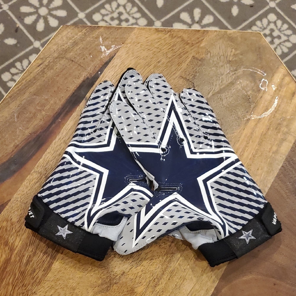 Nike VAPOR JET 2.0 Dallas Cowboys Football Gloves NWT Multiple Sizes🏈⭐️🏈